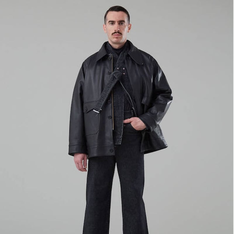 tac:tac タクタク レザージャケット ☆ tac:tac (タクタク) / ASYMMETRY COLLAR LEATHER JA