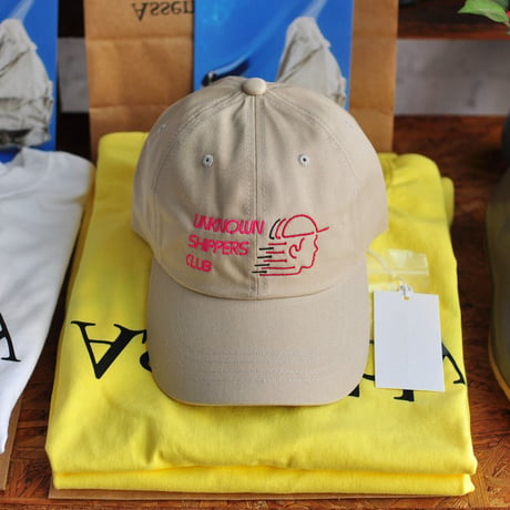 ★soe READY TO WEAR /  UNKNOWN SHIPPERS CLUB" 6 Pannel Cap (BEIGE) ★