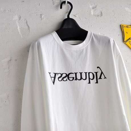 ★ ASSEMBLY NEW YORK / ヒント別注 LOGO L/S T SHIRT  (WHITE) ★