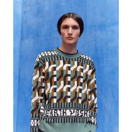 ★ SS22 NEW ! / HENRIK VIBSKOV - Stamp Knit Roundneck ★