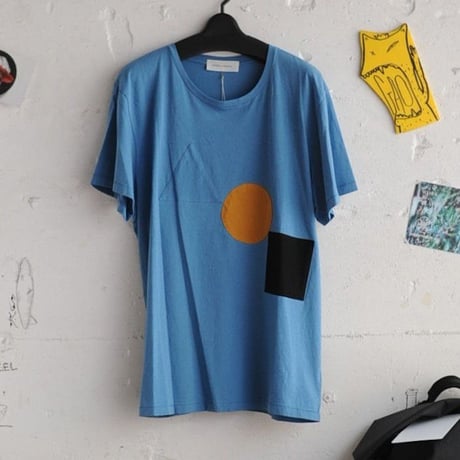 ★ CORRELL CORRELL (コレルコレル) / APPLI T SHIRTS  (CF BLUE/SIZE / L) ★