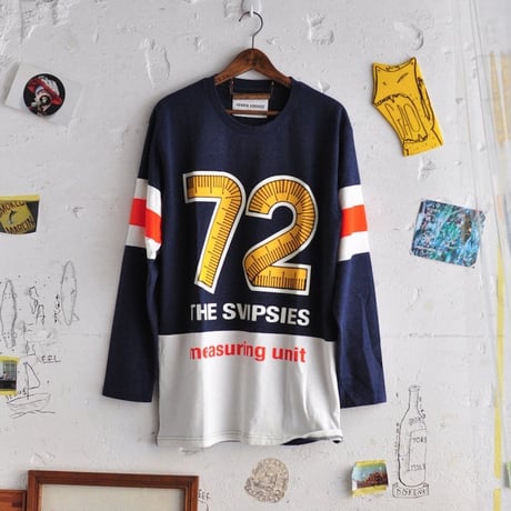 ★ 18AW NEW ! / HENRIK VIBSKOV - 72 LONG TEE (NAVY) ★