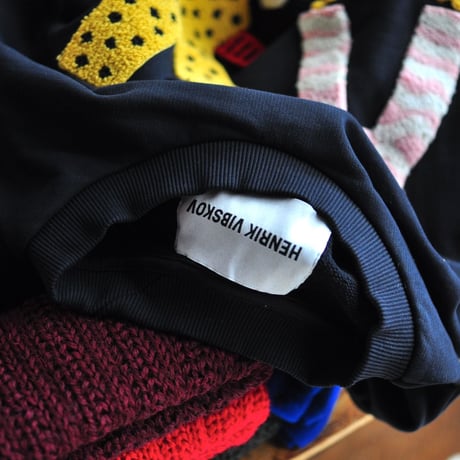 ★ 18AW NEW ! / HENRIK VIBSKOV - HV CHARACTERS SWEAT (BLACK) ★