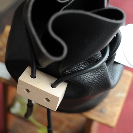 ★ Building Block / Cable + Outlet (Pebbled leather) ★