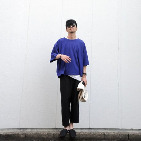 ★ SUPER Daily / ice cotton lc T shirt (R.BLUE) ★