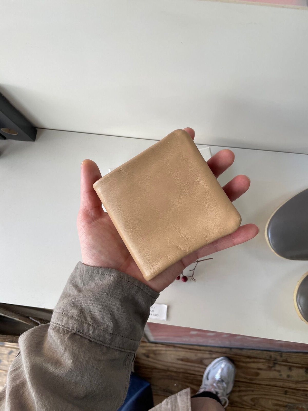 COSMOC WONDER コズミックワンダー てる 2つ折り財布 革財布 ブラック