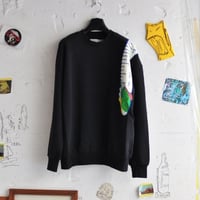 ★ 18AW NEW ! / HENRIK VIBSKOV - SHOULDER TAPE SWEAT (BLACK) ★