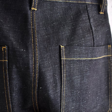☆  20SS / STUDIO NICHOLSON  /  BILL SELVEDGE DENIM CLASSIC FLAT FRONT TAPERED DENIM  (INDIGO) ☆