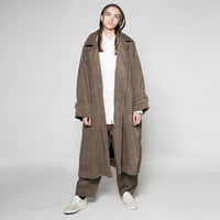 ☆ AW20 / VOAAOV - tumbler tweed long coat (BEIG