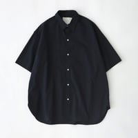☆  SS21 / STUDIO NICHOLSON  /  SORONO ／ POWDER COTTON OVERSIZED SHIRT (DK.NAVY) ☆