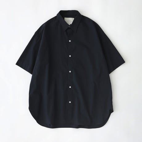 ☆  SS21 / STUDIO NICHOLSON  /  SORONO ／ POWDER COTTON OVERSIZED SHIRT (DK.NAVY) ☆