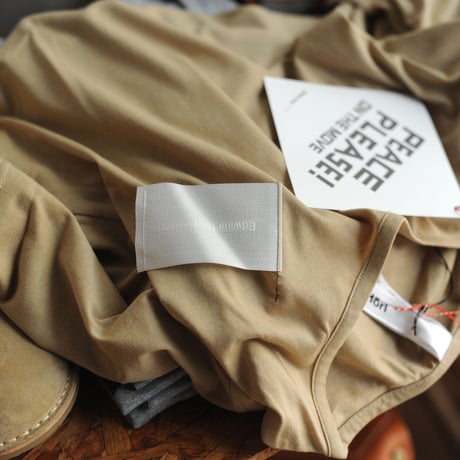 ★ EDWINA HORL / EH36TS-01 T SHIRTS (BEIGE) ★