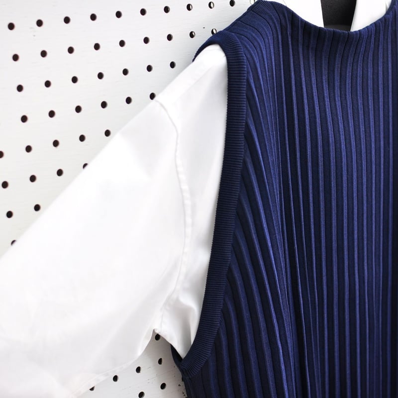 ☆ 20SS / tac:tac (タクタク) / PLEATS KNIT VEST (NA