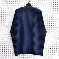 ★ 20SS / tac:tac (タクタク) /  PLEATS KNIT VEST (NAVY)  ★