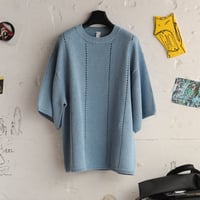 ★ 18SS EDWINA HORL / EH36KN-01 S/S KNIT(L.BLUE/M) ★