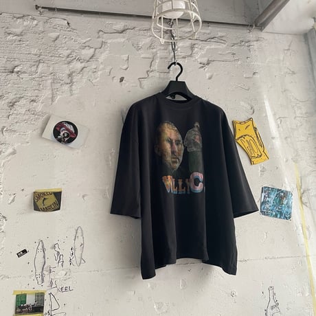 ☆ SS22 / WILLY CHAVARRIA  /  WILLY FACE SS BUFFALO TEE (BLACK) ☆