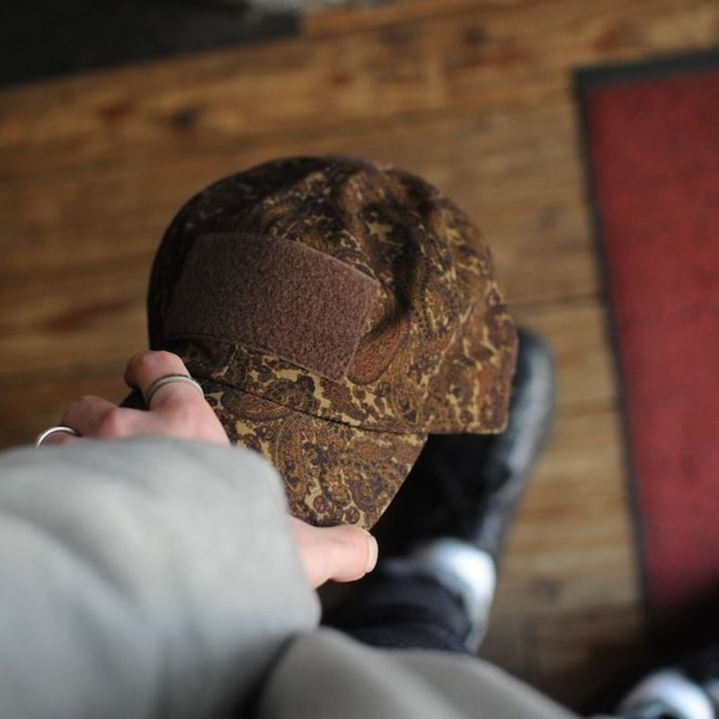 カシラ ca4la ☆ soe (ソーイ) x CA4LA (カシラ) / BROWN PAISLEY CAP ☆