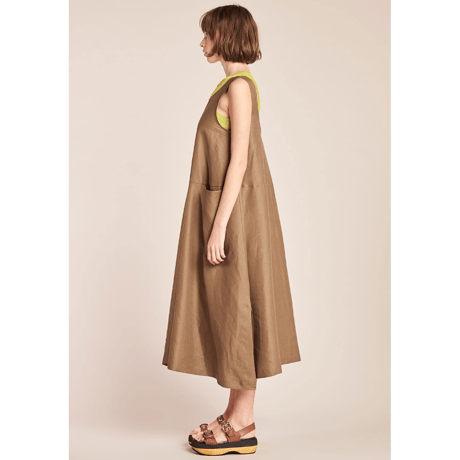 ★ KLOKE  / LUNA DRESS ( TOBACCO / S ) ★