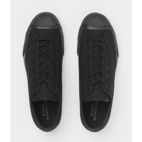 ☆  19AW / STUDIO NICHOLSON  /  Merino Vulcanised Sole Canvas Shoe (BLACK) ☆