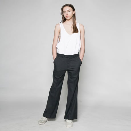 ★ AW20 / VOAAOV - washable wool boot cut pants (チャコール) ★