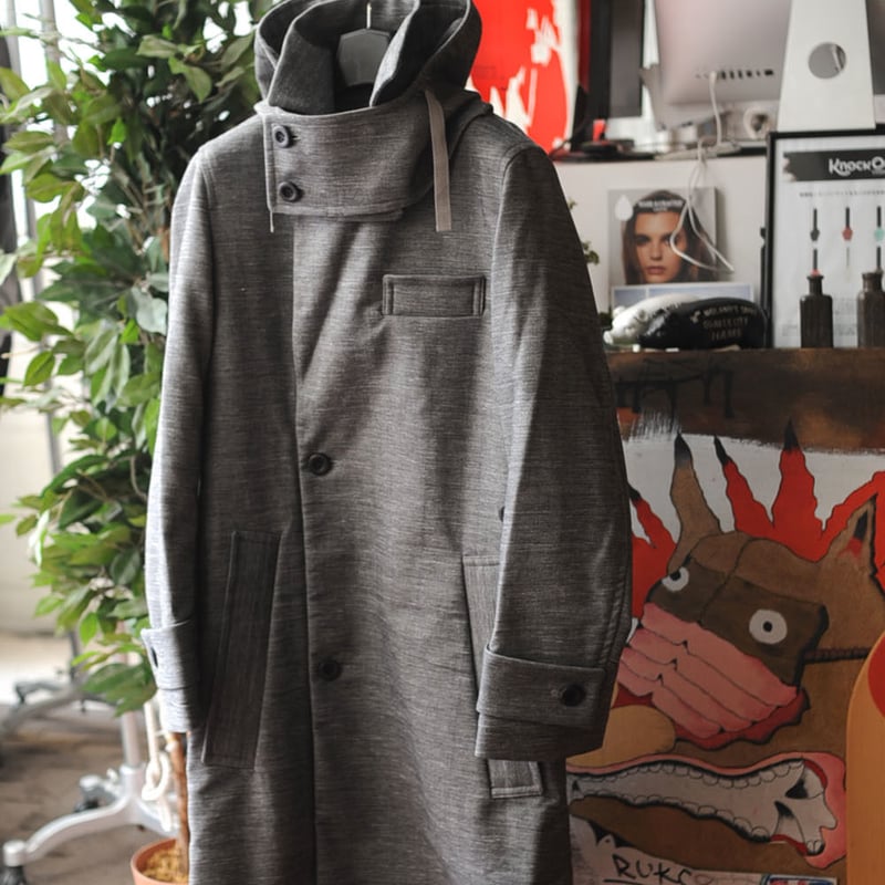 ☆ 16AW / ohta (オータ) GREY COAT With HOOD ☆ | Wel