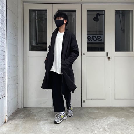 ★ SS21 / DULCAMARA - タイプライターLabコート (BLACK)  ★