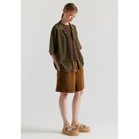 ★ SS26 / KLOKE / Inflect Crochet Shirt (Olive / Ecru)  ★