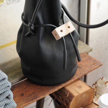 ★ Building Block / Cable + Outlet (Pebbled leather) ★