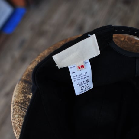 ★YOKO SAKAMOTO /  ウォッシュ&バイオ加工 CAP (BLACK)★
