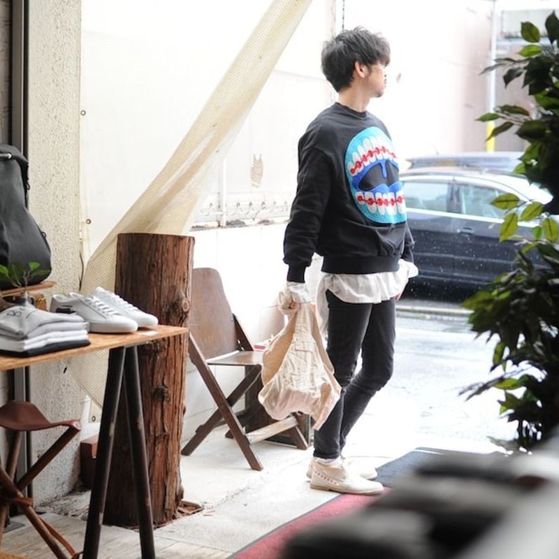 最終価格！　HENRIK VIBSKOV トレーナー HENRIK VIBSKOV HV CHARACTERS SWEAT[WHITE]_