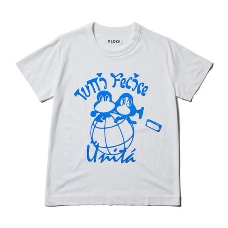 ★ SS26 / KLOKE / Tutti Felice Print Tee (White)  ★