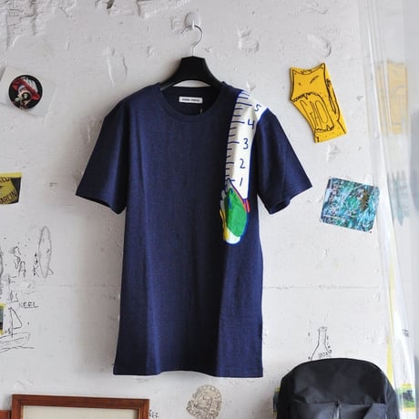★ 18AW NEW ! / HENRIK VIBSKOV - SHOULDER TAPE TEE (D.NAVY) ★