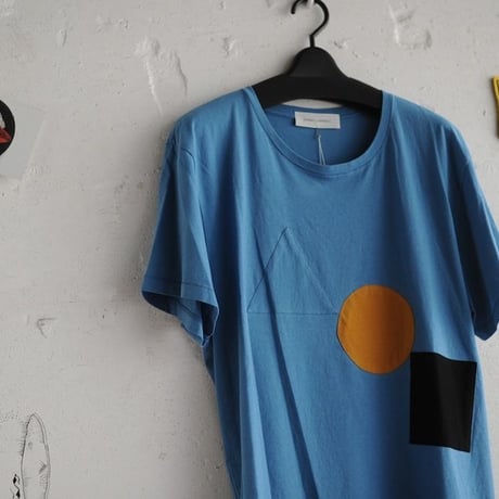 ★ CORRELL CORRELL (コレルコレル) / APPLI T SHIRTS  (CF BLUE/SIZE / L) ★