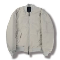 ☆ AW22 / EDWINA HORL - REVERSIBLE BIG MA-1 (L.BEIGE/NAVY) ☆