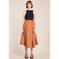 ★ KLOKE  / REIGN D-RING SKIRT ( RUST / S ) ★