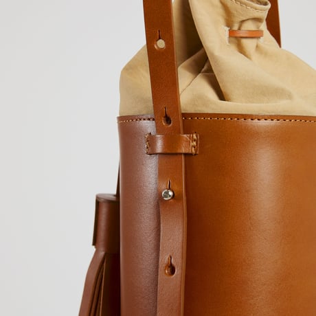 ★ Building Block /   Small Pail in Khaki Crinkle  ★