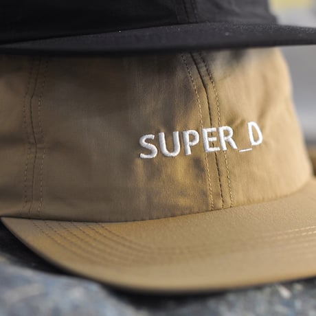 ★ SUPER Daily / LOGO NYLON CAP (BLACK&BEIGE) ★