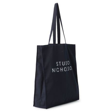 ☆  SS21 / STUDIO NICHOLSON  /  COTTON CANVAS STANDARD TOTE (L) (DARK NAVY) ☆