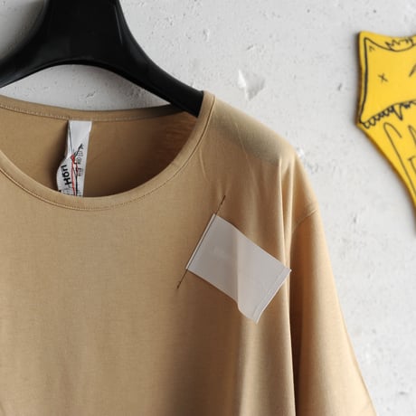 ★ EDWINA HORL / EH36TS-01 T SHIRTS (BEIGE) ★