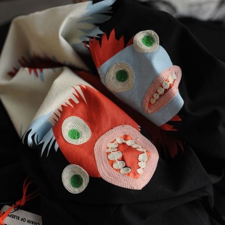 ★ 18SS NEW ! / HENRIK VIBSKOV - WING WANG MONSTER TEE (BLACK) ★