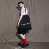★ SS22 / my beautiful landlet - COTTON NYLON BIO PRACH TOTE BAG (2カラー)★
