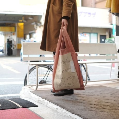 ★ my beautiful landlet / コットンナイロンバッグ (PINK) + + +