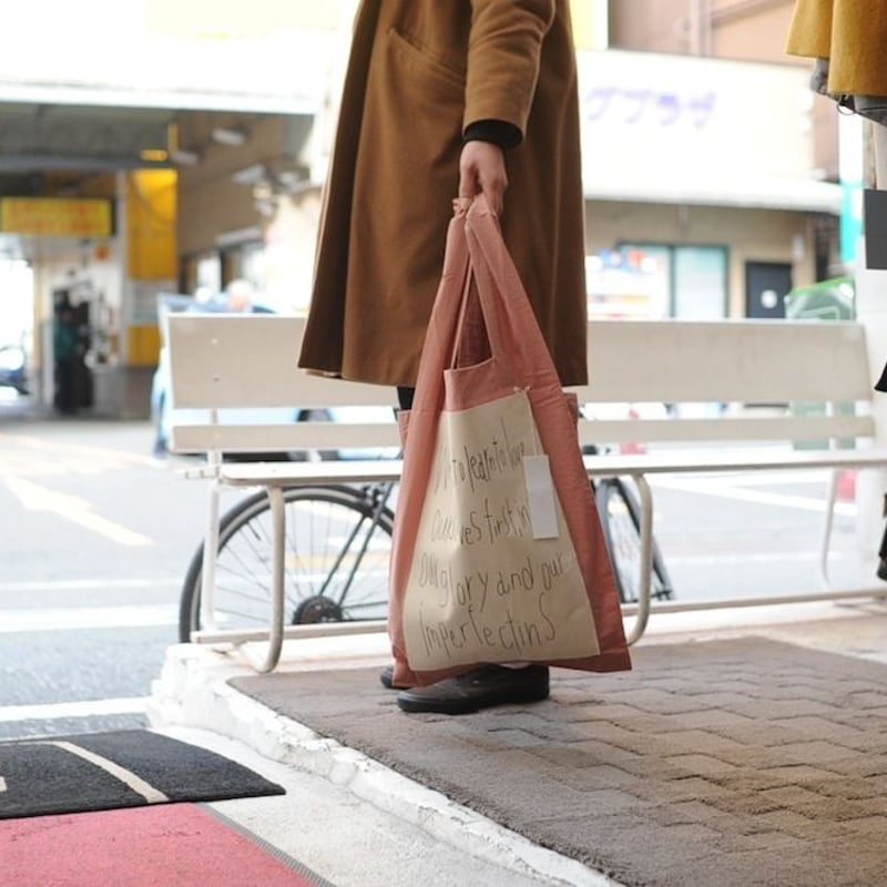 ☆ my beautiful landlet / コットンナイロンバッグ (PINK) + +