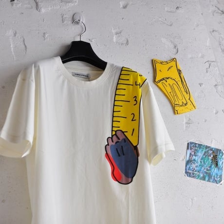 ★ 18AW NEW ! / HENRIK VIBSKOV - SHOULDER TAPE TEE (OFF WHITE) ★