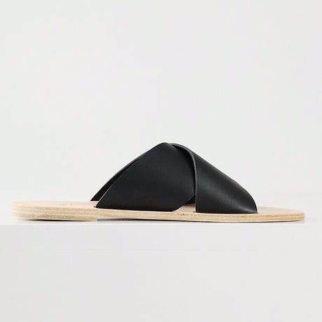 ★ FAUVEL - FLAT CROSS SANDAL (BLACK) ★