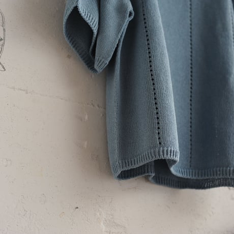★ 18SS EDWINA HORL / EH36KN-01 S/S KNIT(L.BLUE/M) ★