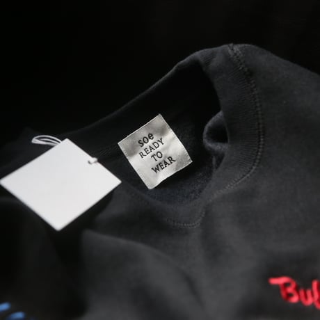 ★ AW24 特別制作アイテム / soe READY TO WEAR /  Company Logo Embroidery Sweat Shirt. (BLACK) ★