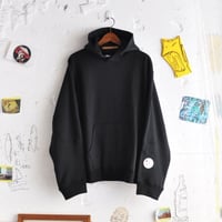 ☆ EDWINA HORL / EH37TS-03 HOOD SWEAT (BLACK) ☆