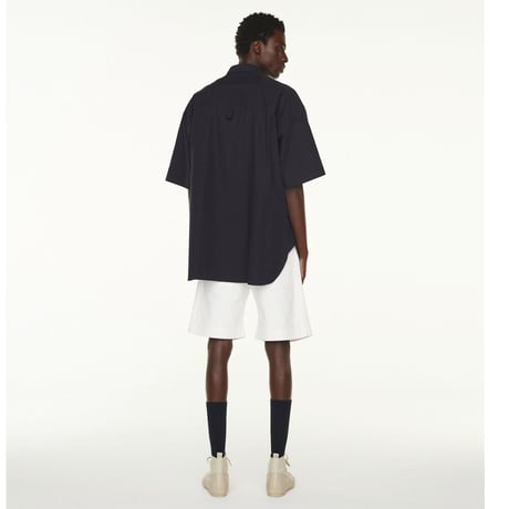 ☆  SS21 / STUDIO NICHOLSON  /  SORONO ／ POWDER COTTON OVERSIZED SHIRT (DK.NAVY) ☆