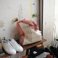 ★ my beautiful landlet / コットンナイロンバッグ (PINK) + + +